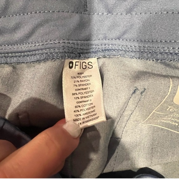 (RARE FIGS) Figs Heather Denim [HDM] Scrub set (PO#1299,1300) - Picture 8 of 10